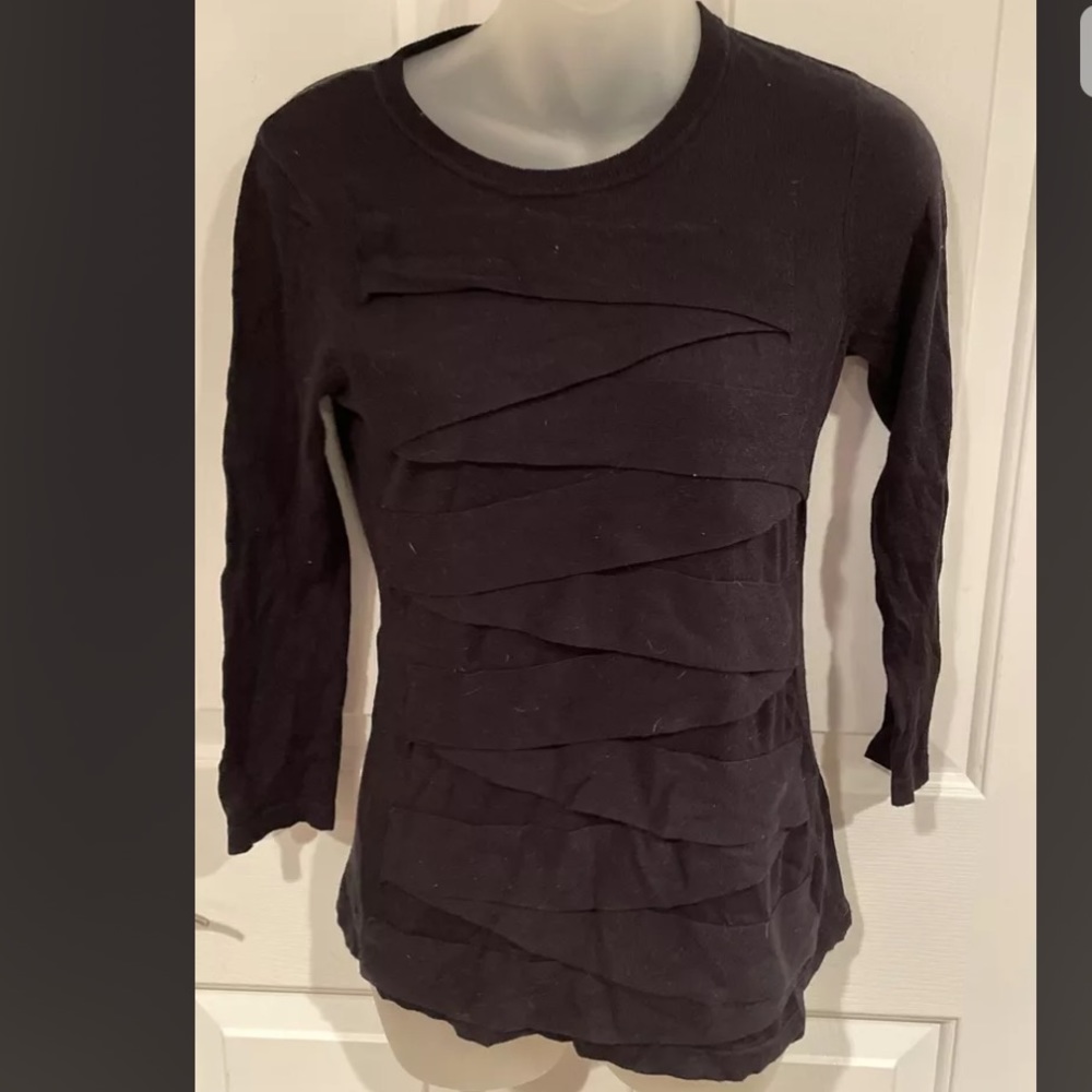 Vince Camuto Petite Small BLACK Sweater
